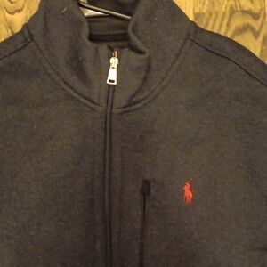 Long sleeve, Ralph Lauren Polo knit fleece lined jacket XL